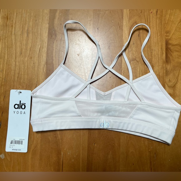 Alo Yoga Goddess Bra - Size small. Pink Cloud - Picture 3 of 4